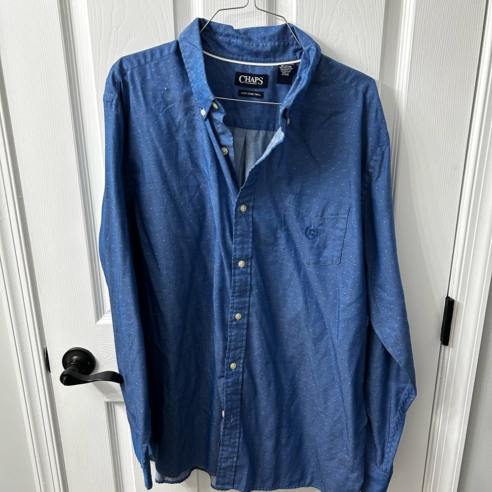 (3) Chaps Easy Care 2xl / Xxl Easy Care Shirts View 5